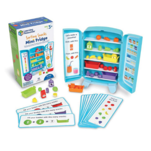 JUEGO CLASIFICAR Y ORGANIZAR - SORTING SNACKS MINI FRIDGE