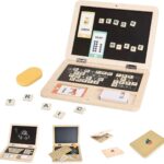61BRnCdELvL._AC_SL1250_ LAPTOP DE MADERA CON TARJETAS - WOODEN ACTIVITY CENTRE