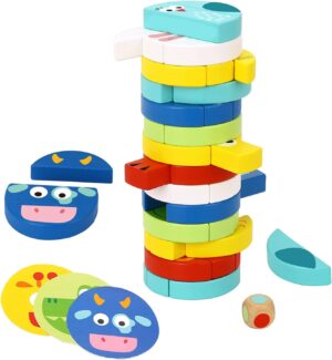JENGA ASOCIAR ANIMALES - STACKING GAME ANIMAL
