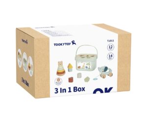 CAJA DE ESTIMULACION 3 EN 1 - MY FOREST FRIENDS  TOY BOX