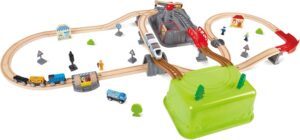 TREN DE MADERA EN CUBETA - RAILWAY BUCKET BUILDER SET