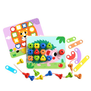 TABLERO DE CLAVIJAS - RAINBOW STACKING PEG
