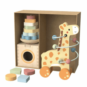 SET DE MOTRICIDAD JIRAFA - 3 IN 1 BOX GIRAFFE