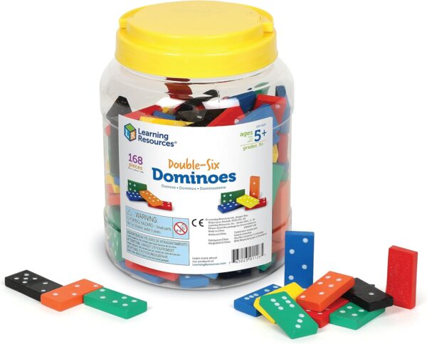 DOMINO  SET DE 168 - DOUBLE-SIX DOMINOES