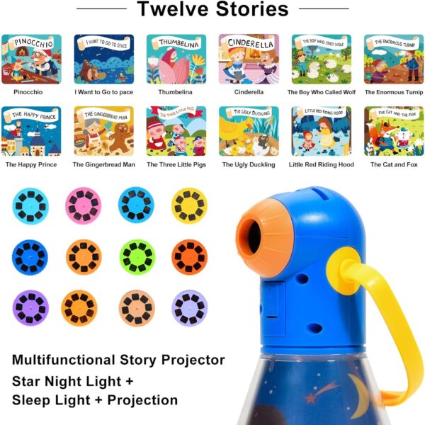 81CyBhm18CL._AC_SL1500_ PROYECTOR Y LIBRO DE CUENTOS CLASICOS - KIDS STORYBOOK TORCH
