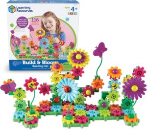 ENGRANAJES DE FLORES - GEARS GEARS BUILD AND BLOOM BUILDING SET