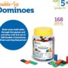 DOMINO  SET DE 168 - DOUBLE-SIX DOMINOES