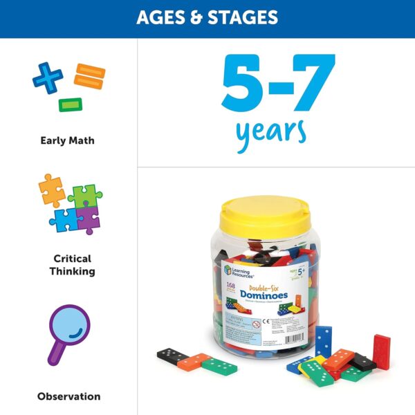 DOMINO  SET DE 168 - DOUBLE-SIX DOMINOES