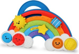 TABLERO SENSORIAL DE ARCOIRIS - RAINBOW BUSY BOARD