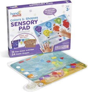 TABLERO SENSORIAL COLORES Y FORMAS - SENSORY PAD