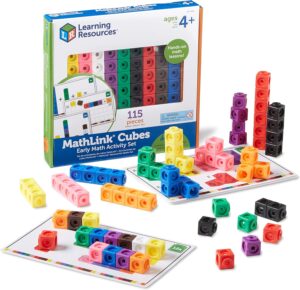 CUBOS MATEMATICOS SET PRE ESCOLAR - MATHLINK CUBES EARLY MATH ACTIVITY SET