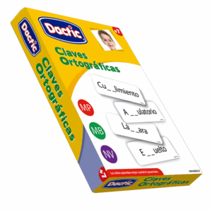 TARJETAS CLAVE ORTOGRAFICA 6X17CM - FLASHCARDS