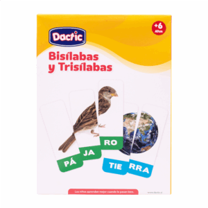 TARJETAS BISILABA Y TRISILABA