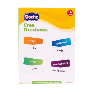 TARJETAS CREA ORACIONES 4 X 12 CM