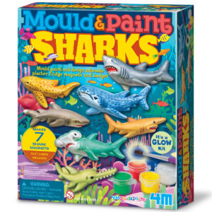 MOLDEAR Y PINTAR TIBURONES - MOULD AND PAINT SHARKS
