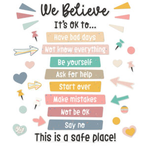 TABLÓN DE ANUNCIOS MOTIVACIONALES WE BELONG - MOTIVATIONAL BULLETIN BOARD SET