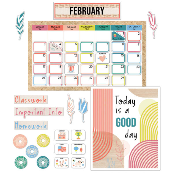 CONJUNTO DE TABLÓN DE ANUNCIOS CALENDARIO FIEL A TI - TRUE TO YOU CALENDAR BULLETIN BOARD SET