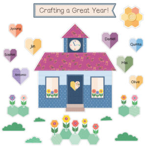 TABLÓN DE ANUNCIOS - CRAFTY AND COOL CRAFTING A GREAT YEAR  BULLETIN BOARD SET