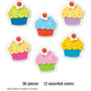 MINI CUPCAKES RECORTADOS - CUPCAKES MINI CUTOUTS