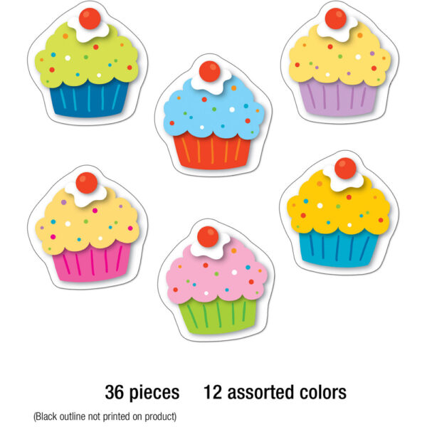 MINI CUPCAKES RECORTADOS - CUPCAKES MINI CUTOUTS