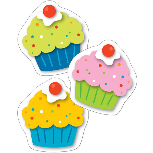 MINI CUPCAKES RECORTADOS - CUPCAKES MINI CUTOUTS