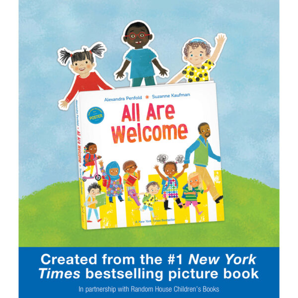 TODOS SON BIENVENIDOS RECORTABLES DE NIÑOS - ALL ARE WELCOME KIDS CUT OUTS