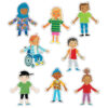 TODOS SON BIENVENIDOS RECORTABLES DE NIÑOS - ALL ARE WELCOME KIDS CUT OUTS