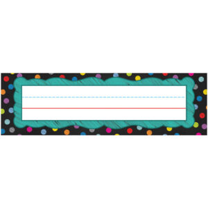 TABLILLAS DE PIZARRA COLORIDAS CON NOMBRES - COLORFUL CHALKBOARD NAME PLATES