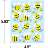PEGATINAS CON FORMA DE ABEJAS - BEES SHAPE STICKERS
