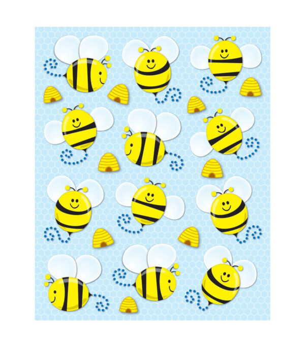 PEGATINAS CON FORMA DE ABEJAS - BEES SHAPE STICKERS