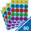 CARAS SONRIENTES DAZZLE PEGATINAS - DAZZLE SMILEY FACES DAZZLE STICKERS