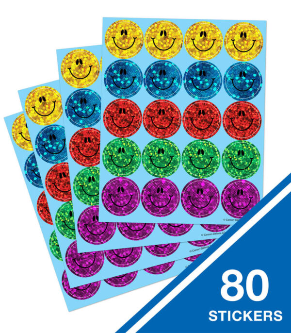 CARAS SONRIENTES DAZZLE PEGATINAS - DAZZLE SMILEY FACES DAZZLE STICKERS
