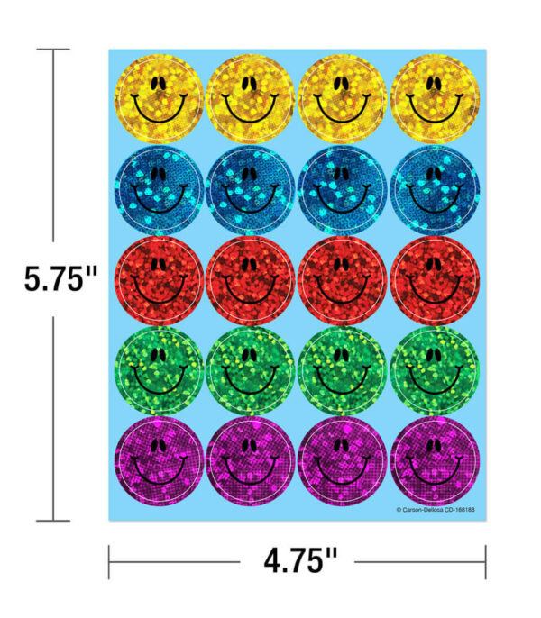 CARAS SONRIENTES DAZZLE PEGATINAS - DAZZLE SMILEY FACES DAZZLE STICKERS