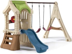 SET DE COLUMPIOS CON RESBALADERO - PLAY UP GYM SET