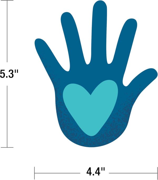UN MUNDO CON MANOS Y CORAZONES RECORTABLES - ONE WORLD HANDS WITH HEARTS CUT OUTS
