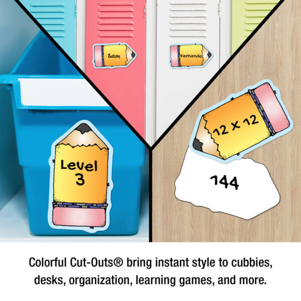 LÁMINAS DE LÁPICES GRUESOS - CHUNKY PENCILS CUTOUTS