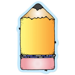 LÁMINAS DE LÁPICES GRUESOS - CHUNKY PENCILS CUTOUTS