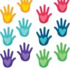 UN MUNDO CON MANOS Y CORAZONES RECORTABLES - ONE WORLD HANDS WITH HEARTS CUT OUTS