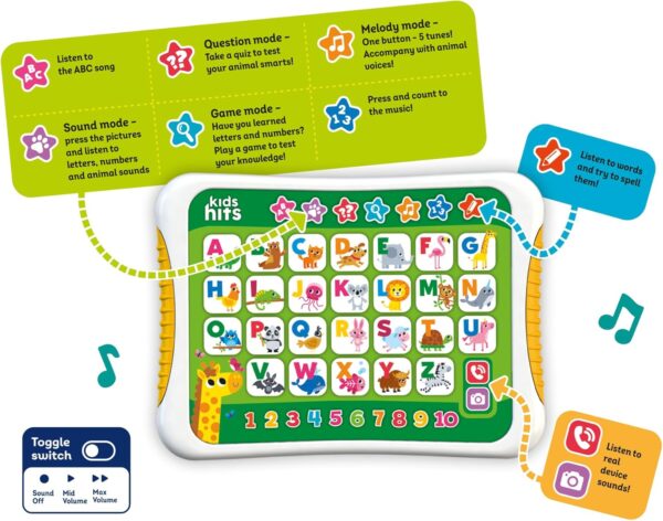 TABLETA ELECTRONICA ABC HIT PAD ABC FUN