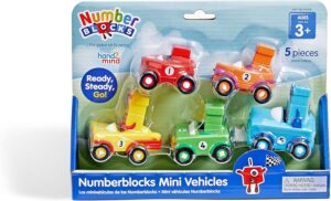 SET DE 5 CARRITOS - NUMBERBLOCKS VEHICLES SET