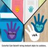 UN MUNDO CON MANOS Y CORAZONES RECORTABLES - ONE WORLD HANDS WITH HEARTS CUT OUTS
