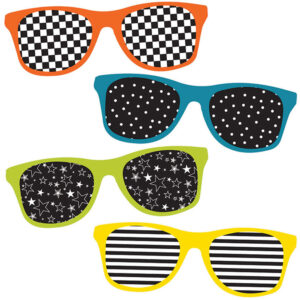 DECORACIÓN CON DISEÑO DE LENTES DE SOL - SCHOOL POP SUNGLASSES MINI
