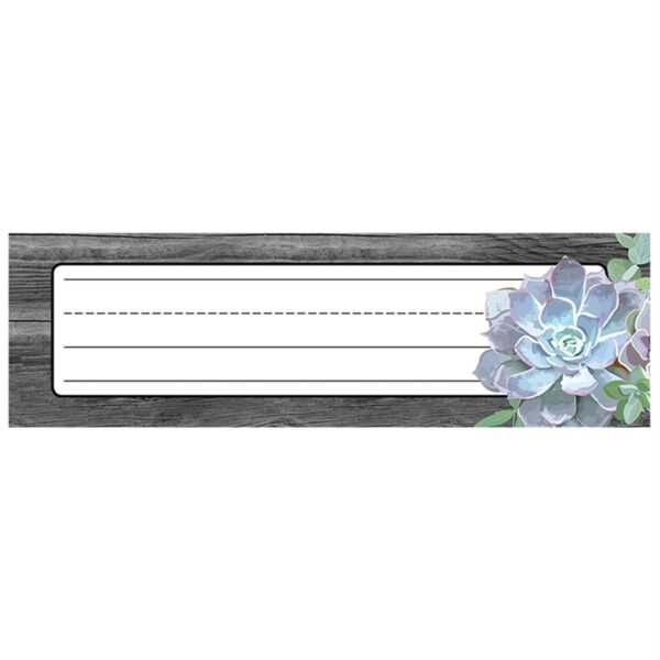 SUCCULENT DESK NAMEPLATES