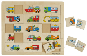 ROMPECABEZAS DE TRANSPORTES - MIX AND MATCH TRANSPORT