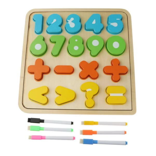 ENCAJE NUMEROS - NUMBER PUZZLE KIDUS
