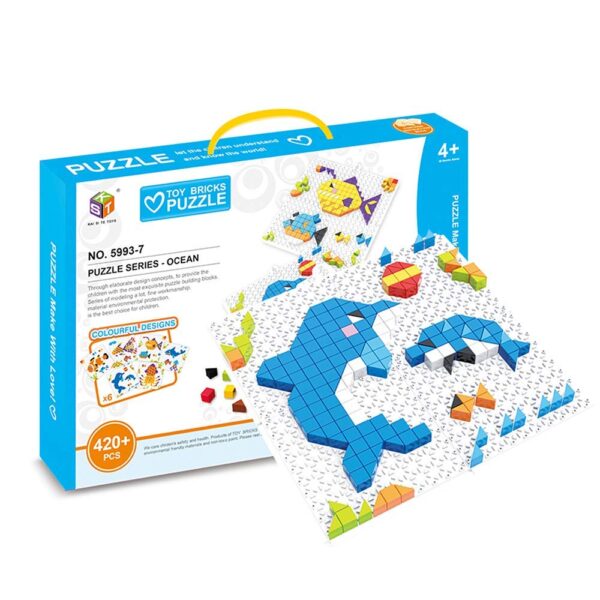 MOSAICO ANIMALES MARINOS 420 PCS -  PUZZLE SERIES OCEAN