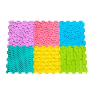 67907a023d7cb6e1 ALFOMBRA SENSORIAL 6 PCS. 24 X 24 CMS