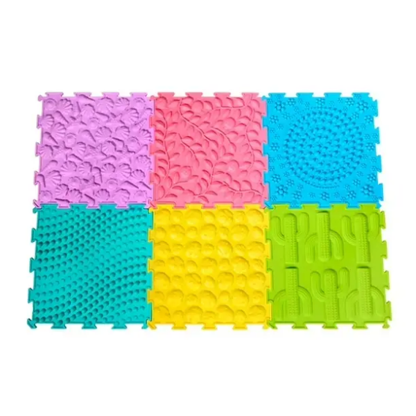 ALFOMBRA SENSORIAL 6 PCS. 24 X 24 CMS