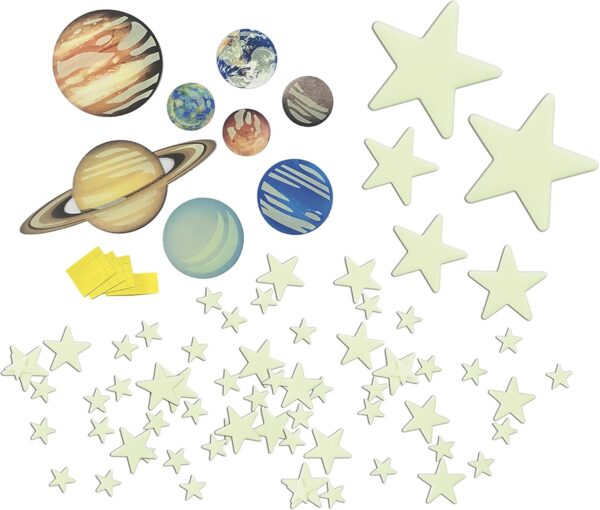 71uL02A1tDL._AC_SL1500_ PLANETAS Y ESTRELLAS 100 PCS - GLOW PLANETS AND SUPER NOVA