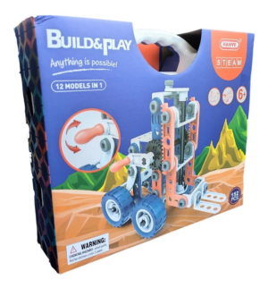 CONSTRUYE TRANSPORTES -  BUILD AND PLAY 152 PCS